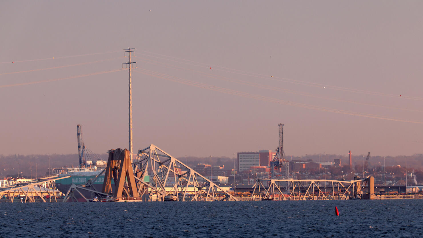 Baltimore's Francis Scott Key Bridge Collapses After Being Struck By Cargo Ship