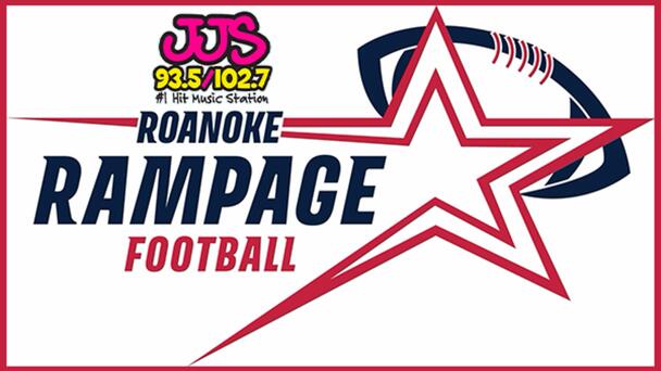 Win Tickets to a ROANOKE RAMPAGE FOOTBALL Home Game at Salem Stadium From 93.5/102.7 JJS!
