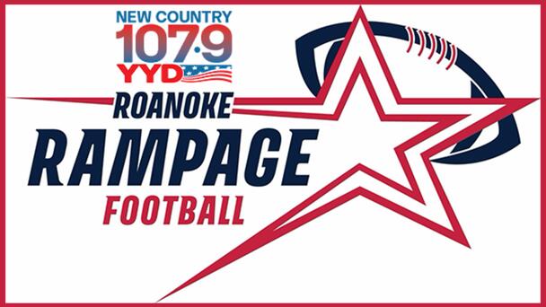 Win Tickets to a ROANOKE RAMPAGE FOOTBALL Home Game at Salem Stadium From New Country 107.9 YYD!