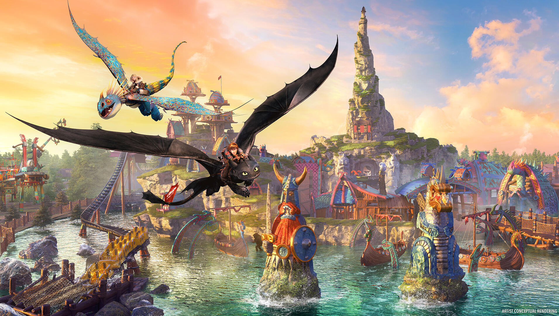 New Details Revealed For How to Train Your Dragon – Isle of Berk