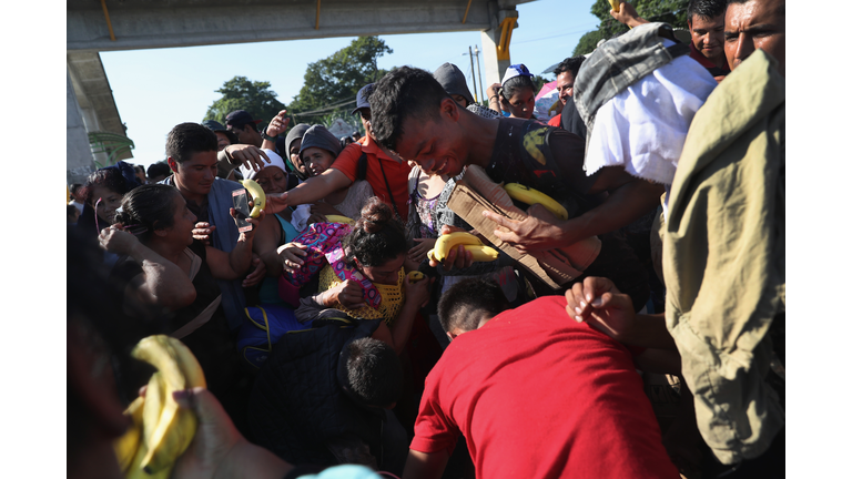 Migrant Caravan Crosses Into Mexico