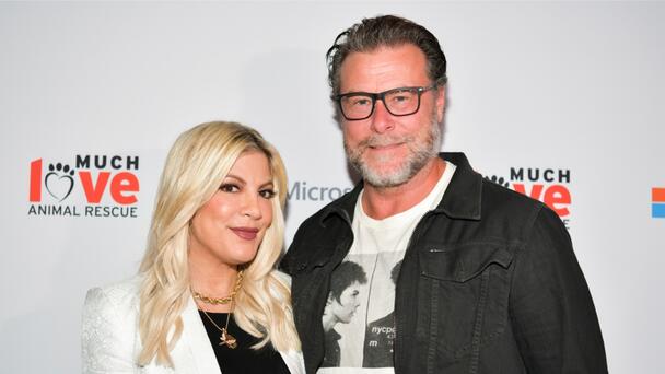 Tori Spelling Bursts Into Tears While Reuniting With Ex Dean McDermott