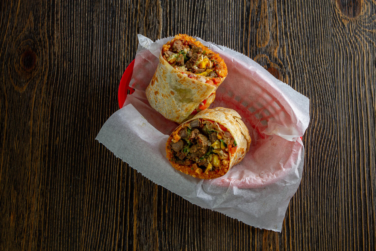 Mexican food,High angle view of food on table,Massachusetts,United States,USA