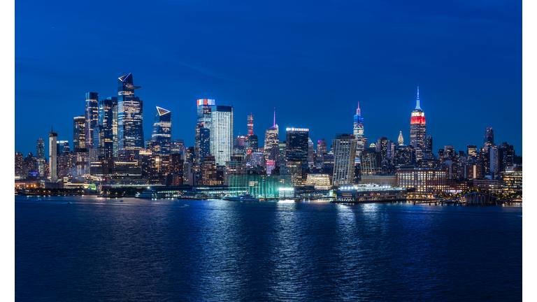 Night View of Midtown Manhattan from Hoboken, NJ