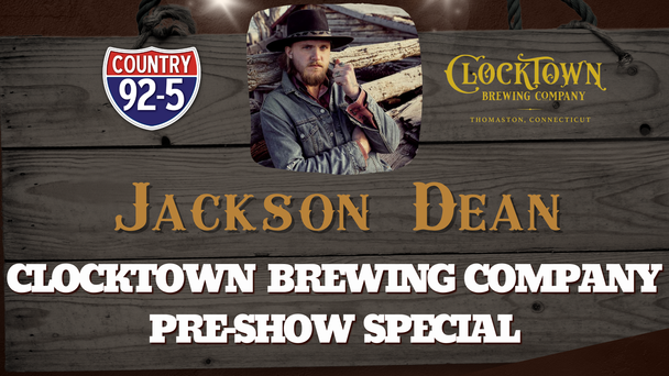 Listen to Enter: Jackson Dean Clocktown Brewing Company Pre-Show Special