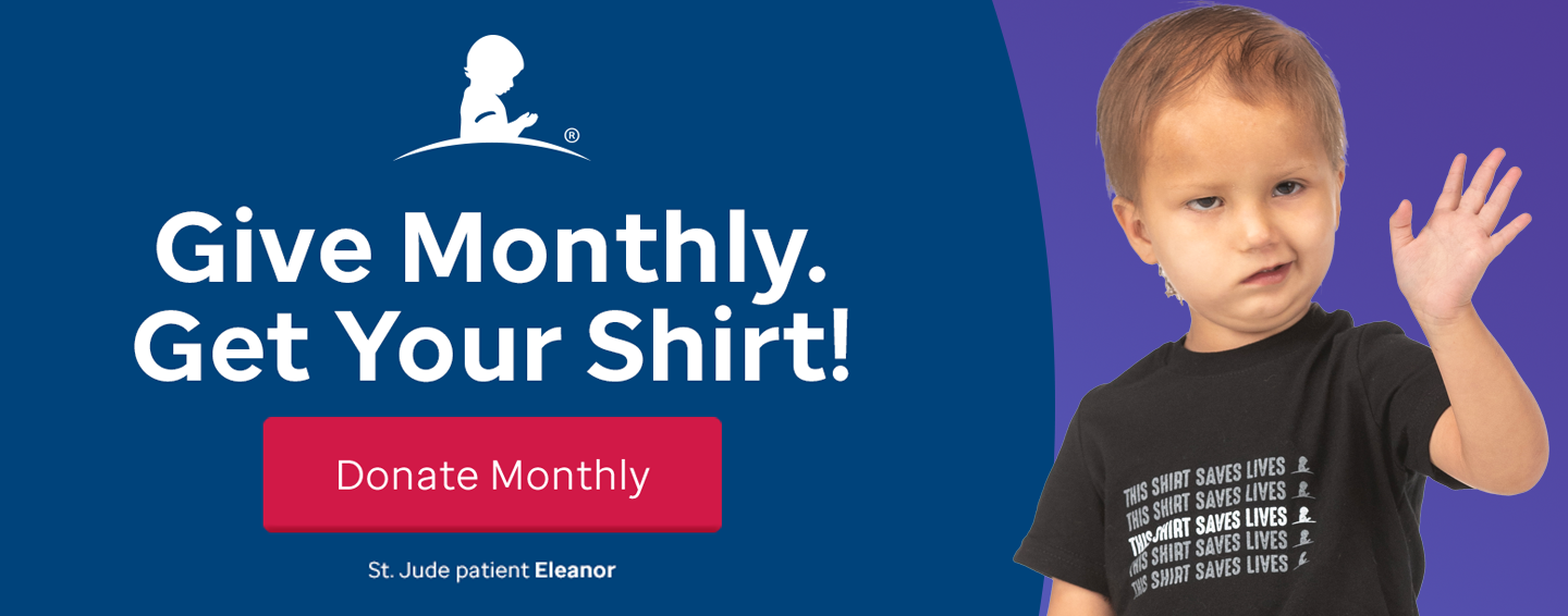 Give monthly, get your shirt