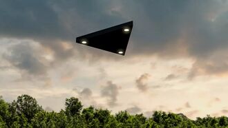 Watch: Pilot Films Black Triangular UFO