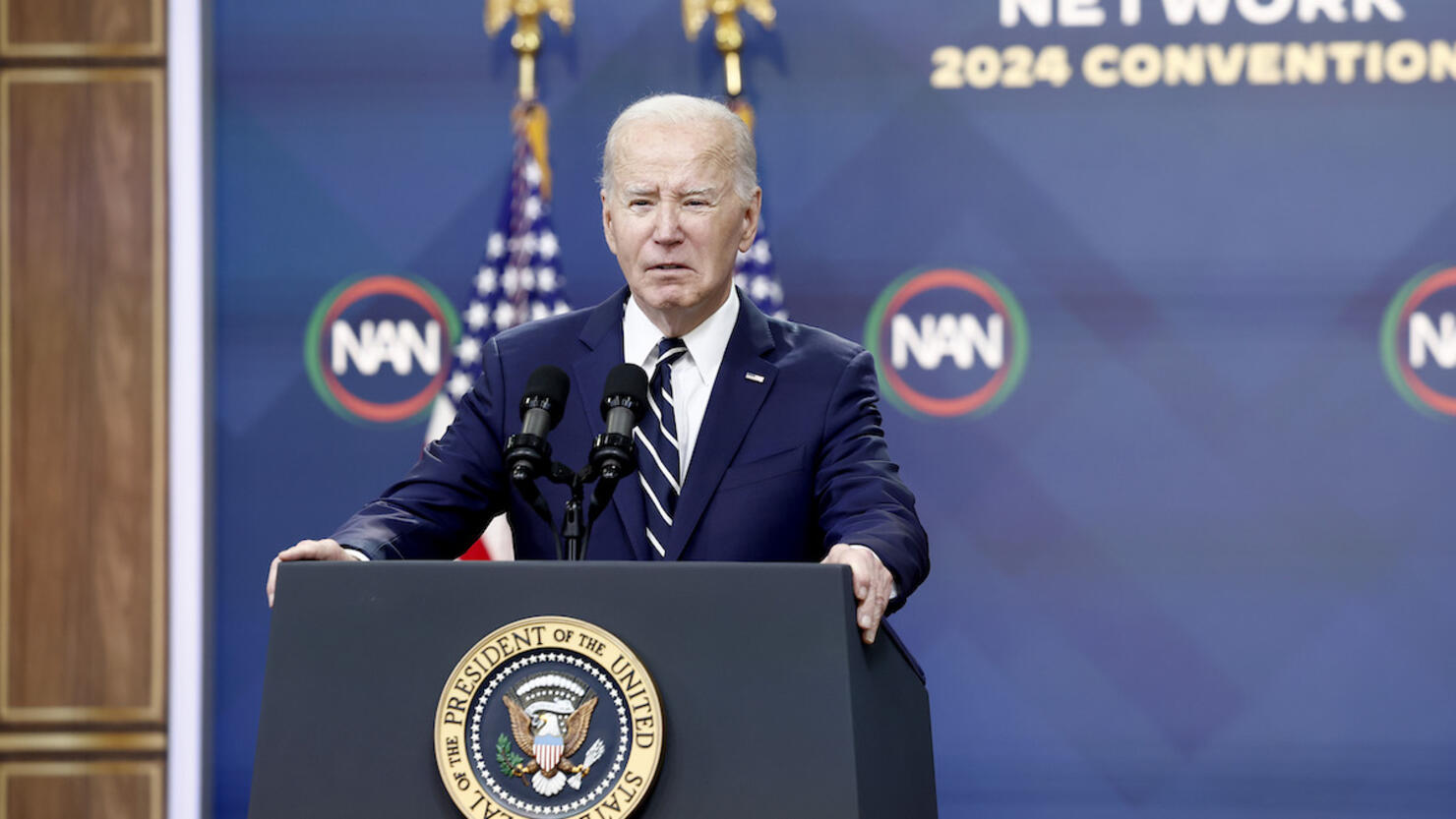 President Biden Delivers Virtual Remarks To The National Action Network Convention