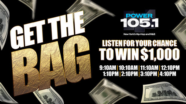 Get The Bag: Listen for Your Chance to Win $1,000