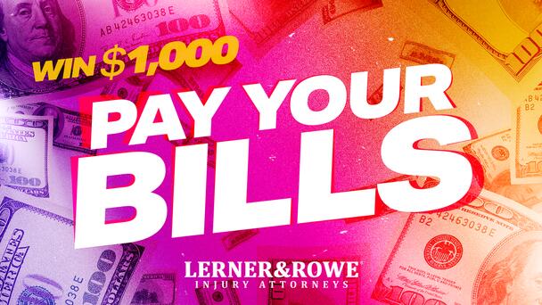 Win $1,000 to Pay Your Bills every hour on the :10's!