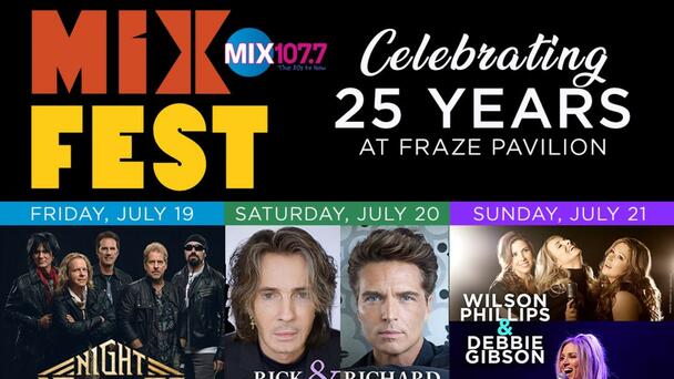 Mix 107.7's 25th Annual MIXFest at the Fraze Pavilion!
