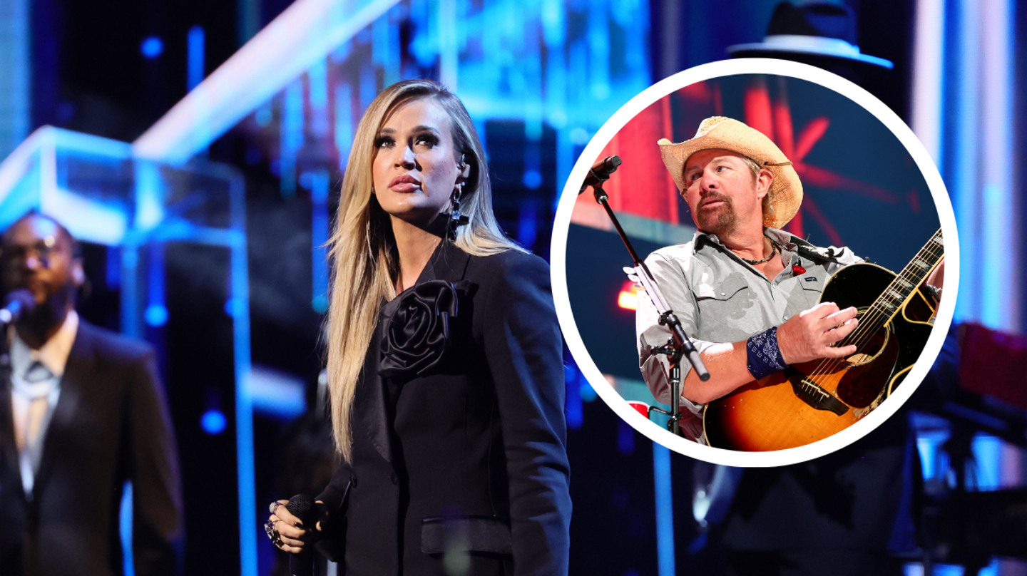 Carrie Underwood Pays Tribute To Toby Keith On Historic Nashville Stage
