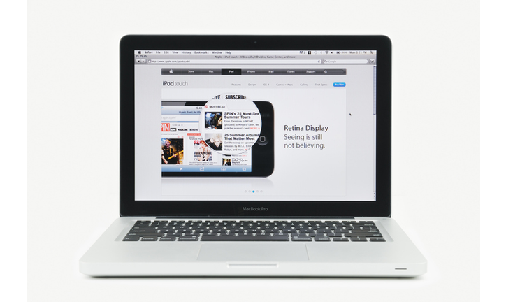 Retina Display for iPhone Four Featured on MacBook Pro