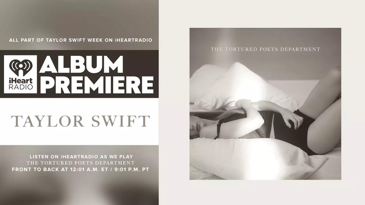 Here's Every Detail For iHeartRadio's Album Premiere With Taylor Swift