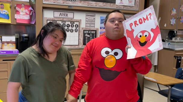 Feel Good Of The Day: Watch A Genuinely Special Promposal With Elmo's Help