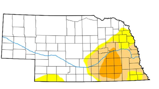 Eastern Third Of Nebraska Remains Dry 