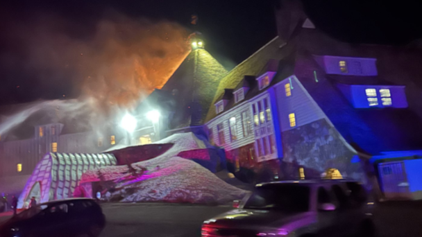 Fire Damages Timberline Lodge