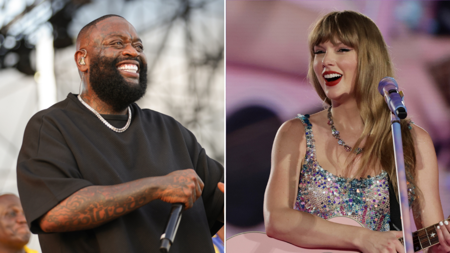 Rick Ross Co-Signs Taylor Swift's New Album: 'Blasting On The Yacht' |  iHeart