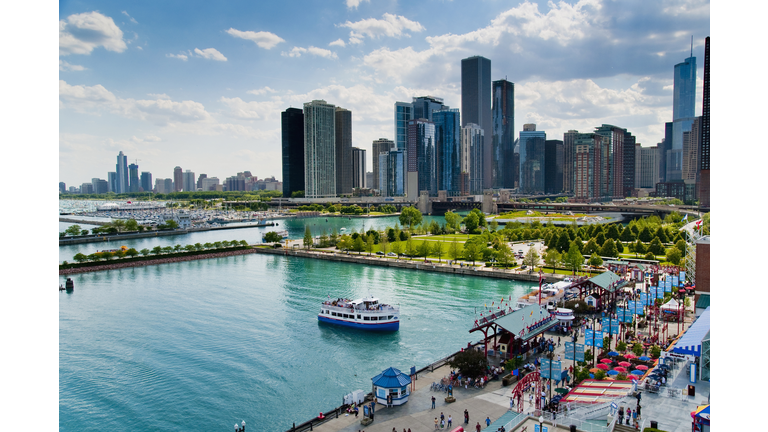 Navy pier and skyline