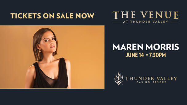 Listen To The 5 O'Clock Feelgood With Chris Davis To See Maren Morris  June 14th At Thunder Valley!