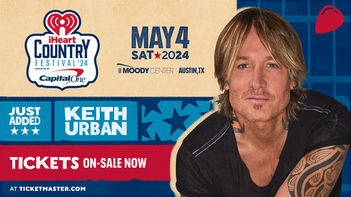 Keith Urban Joins StarStudded 2024 iHeartCountry Festival Lineup 92.