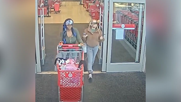 Two women shoplifting from Target