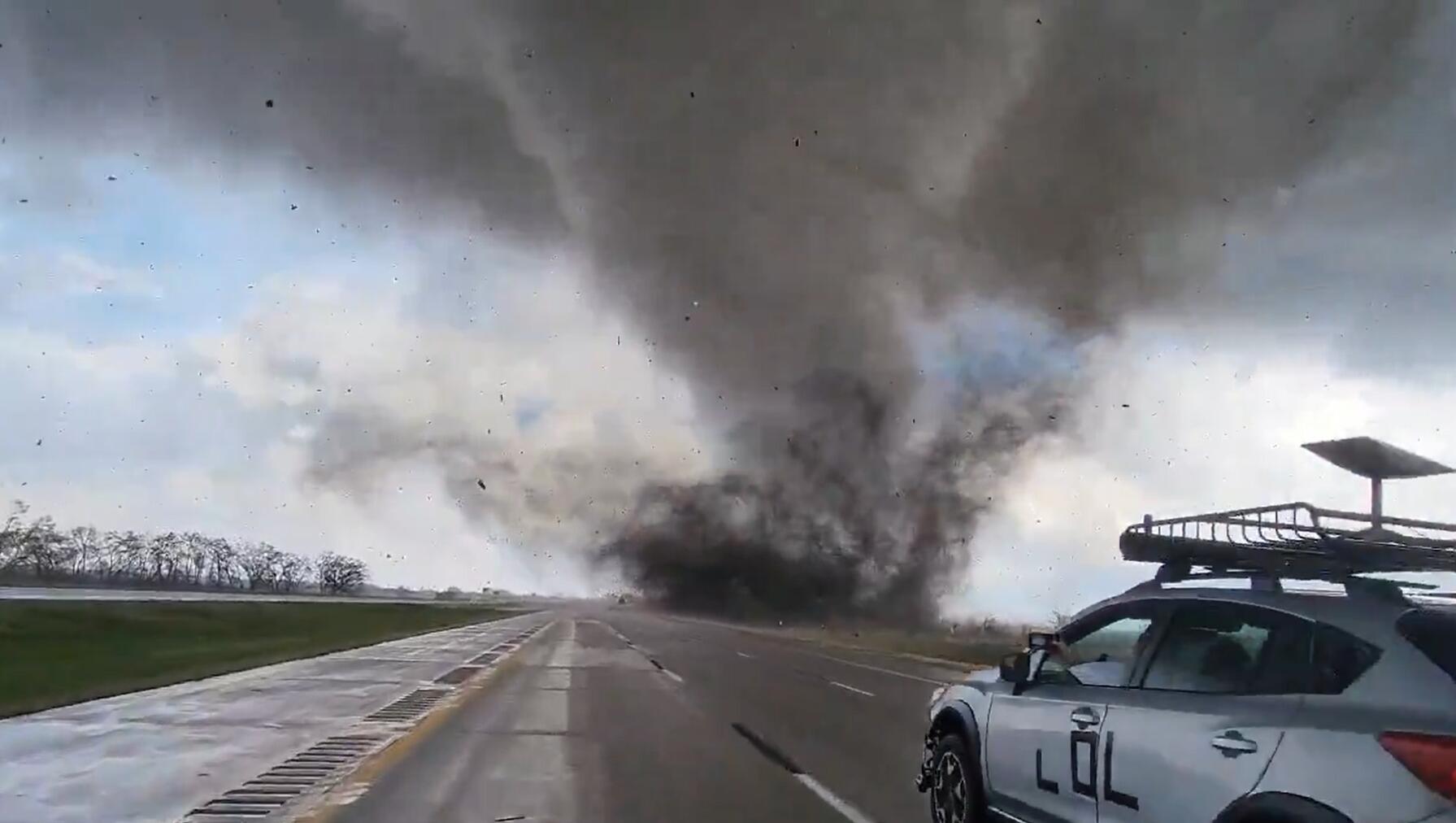 Check Out The Insane Footage of the Tornado in Nebraska and Iowa