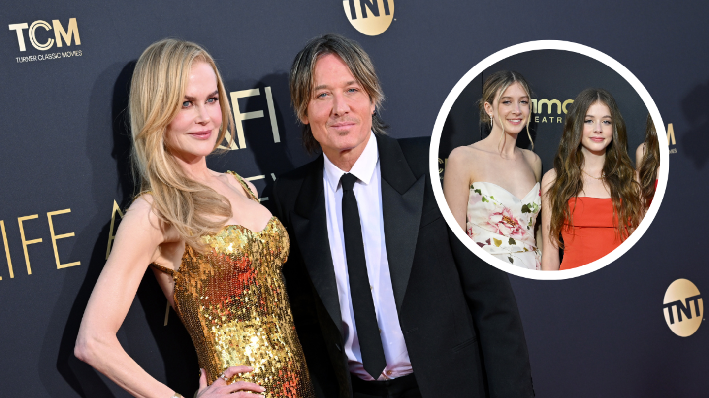 Keith Urban, Nicole Kidman's Daughters Walk Red Carpet For The First Time