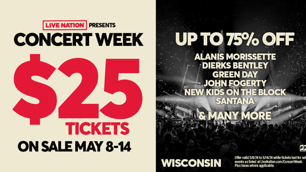 JUST ANNOUNCED: Pick Your Ticket for Concert Week!