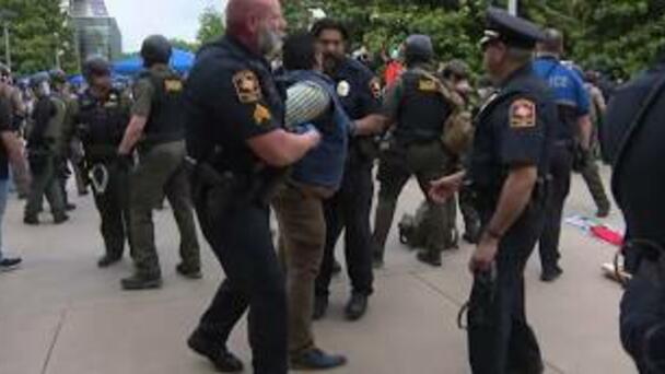 Anti-Israel Rioters Get Thrown Out At UT Dallas - 17 Arrests