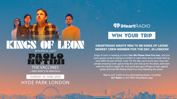 How You Can Win A Chance To Be Kings Of Leons' Newest Crew Member In London