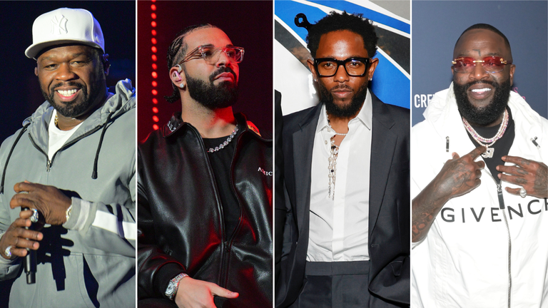 50 Cent, Drake, Kendrick Lamar & Rick Ross