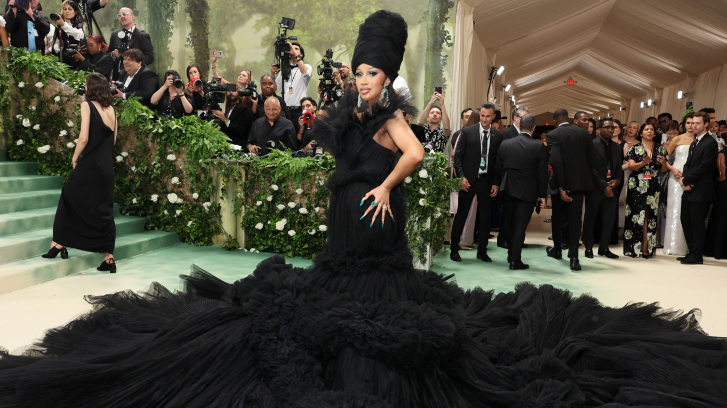 Watch: Cardi B Shuts Down Met Gala Red Carpet With Jaw-Dropping Look 
