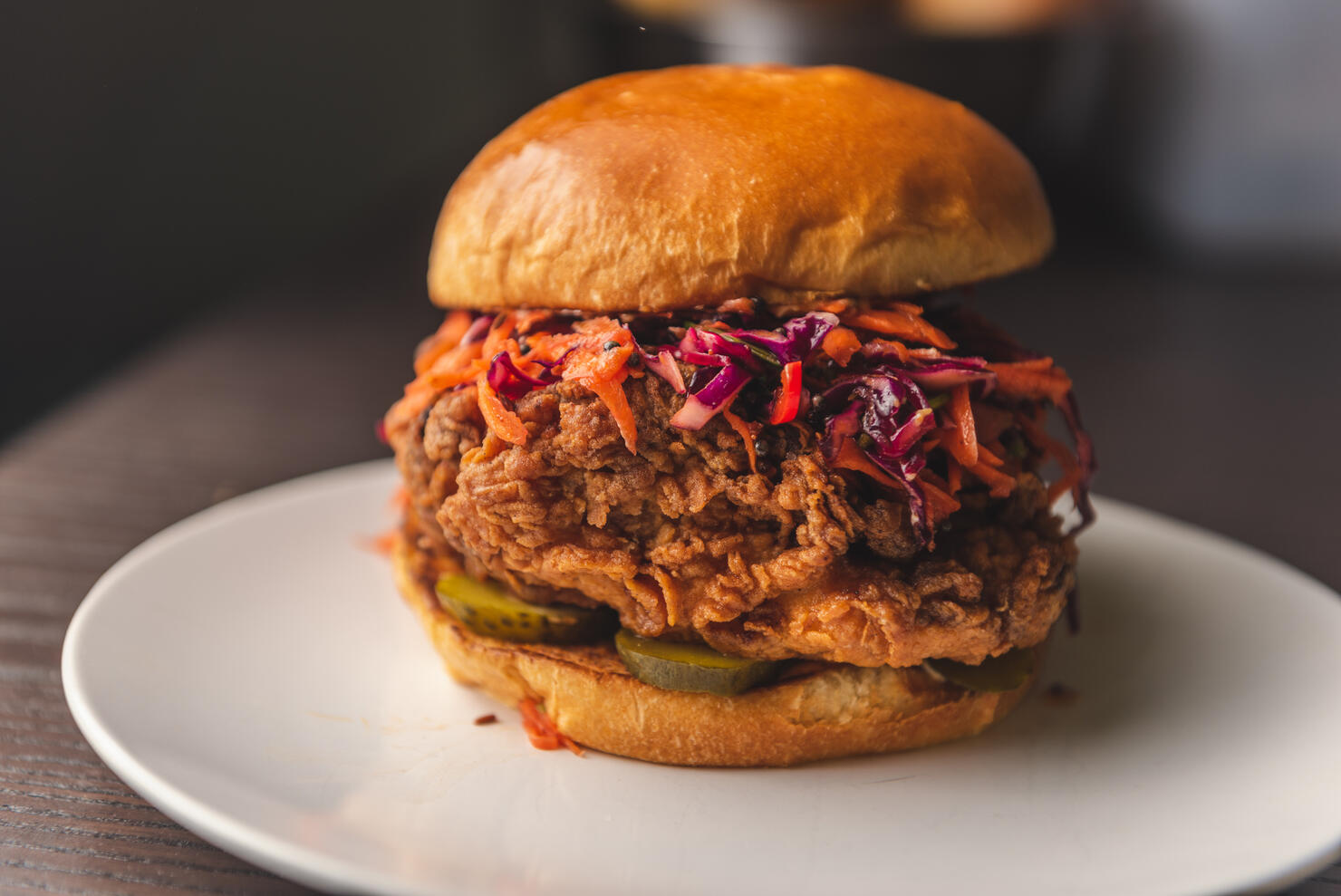 Fried Chicken Sandwich on Brioche