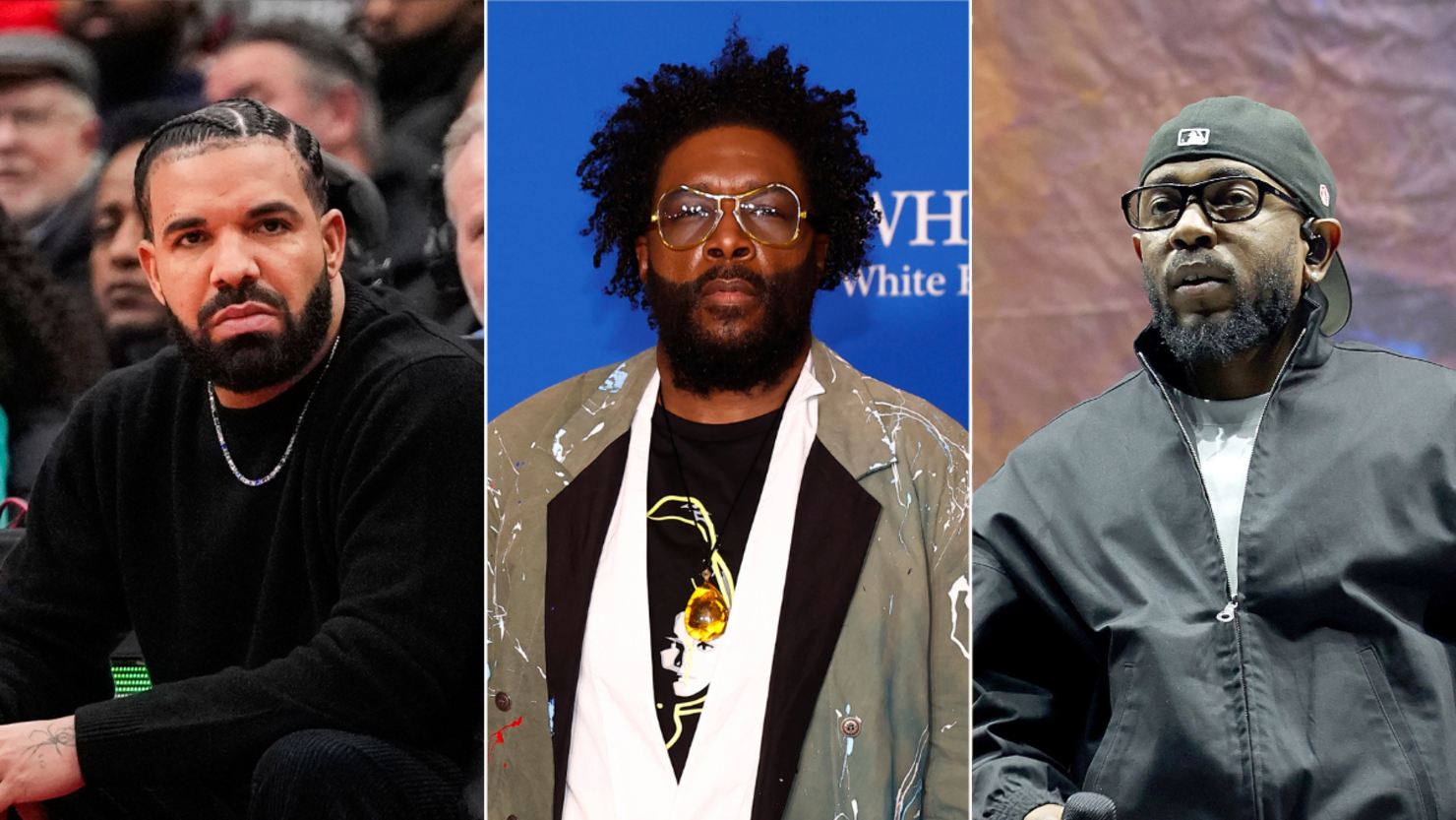 Drake, Questlove, Kendrick Lamar