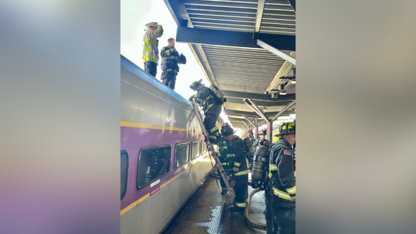 MBTA Commuter Rail Train Fire Put Out At North Station