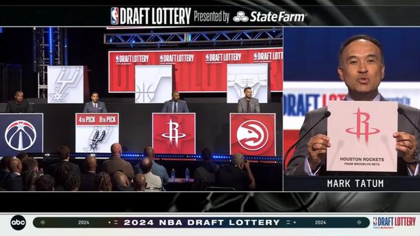Houston Rockets Awarded the 3rd Overall Pick in the 2024 NBA Draft