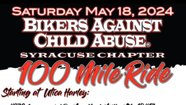 Bikers Against Child Abuse Syracuse Chapter 100 Mile Ride