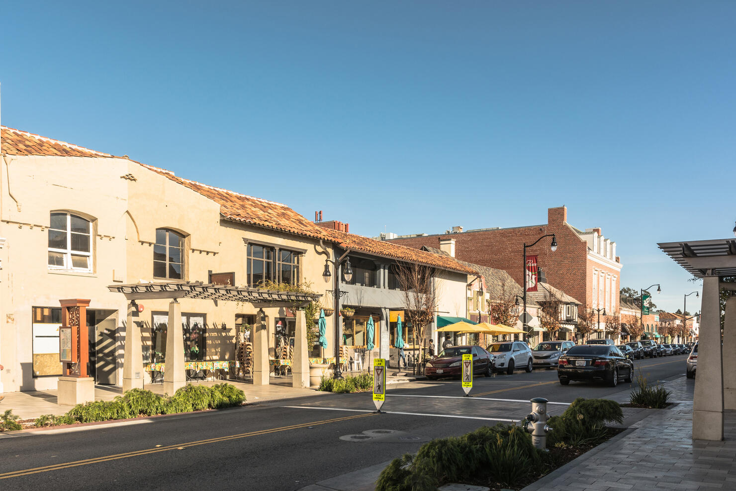 Burlingame Main Street, California