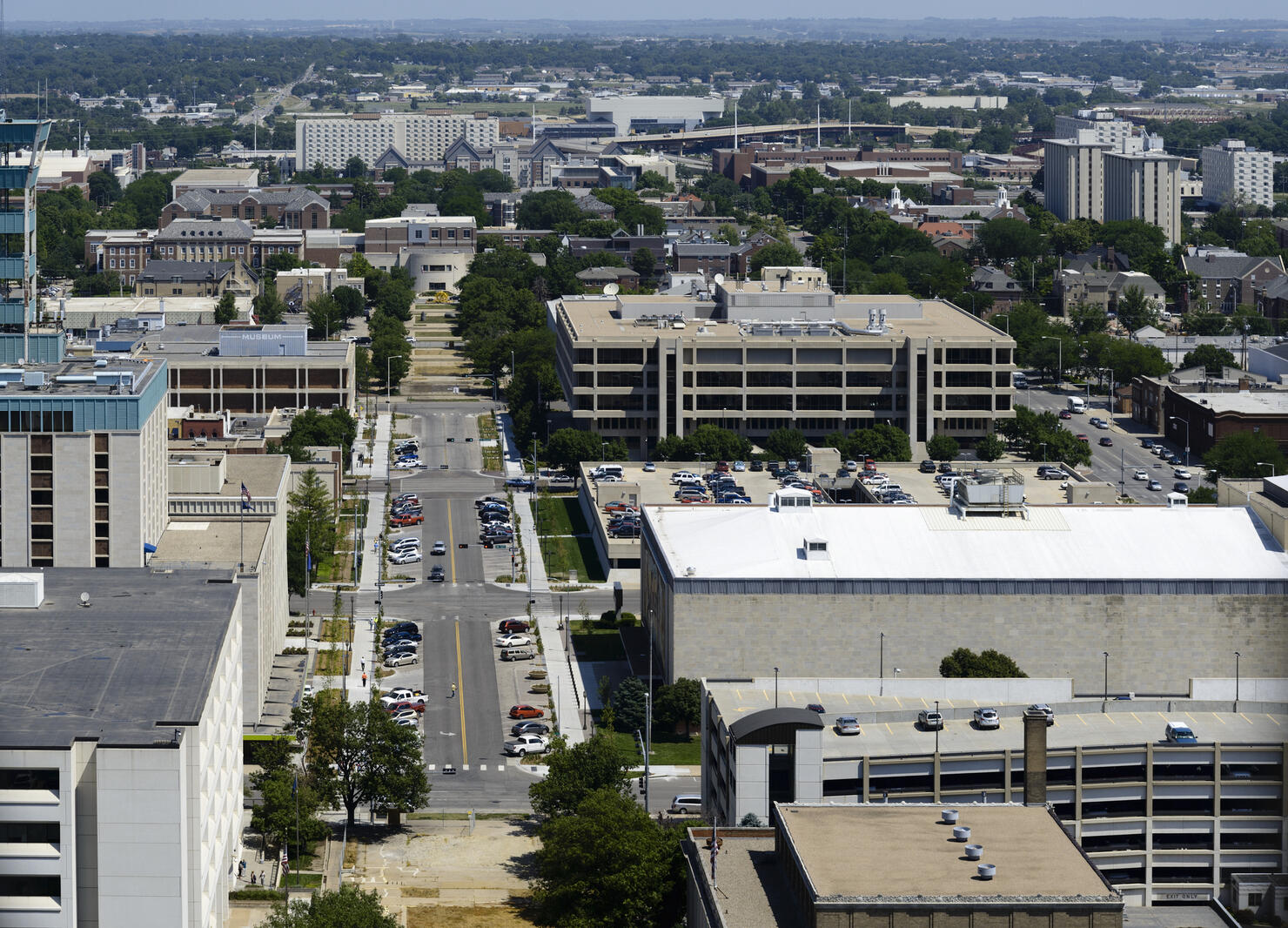 Lincoln, Nebraska Aerial View