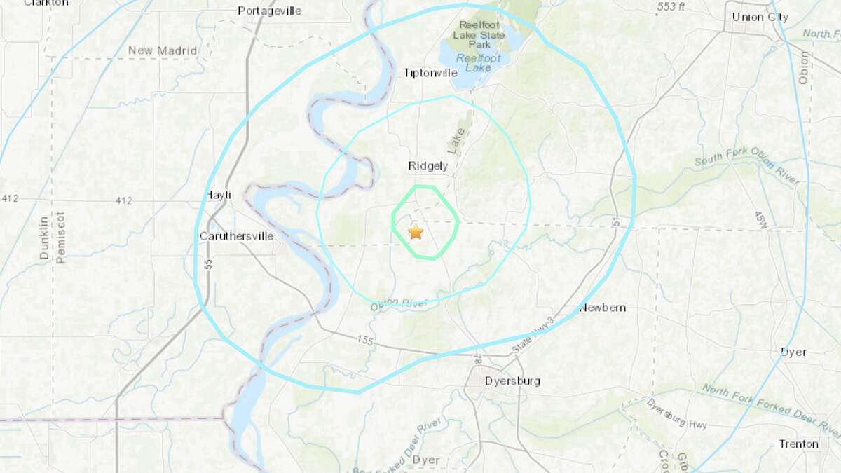 A 3.8 magnitude earthquake has been reported in a surprising US state
