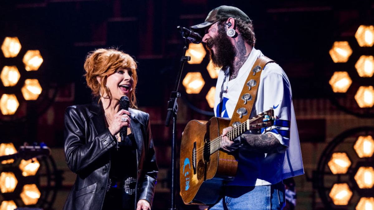 Watch Post Malone Make ACM Awards Debut With Surprise Reba McEntire