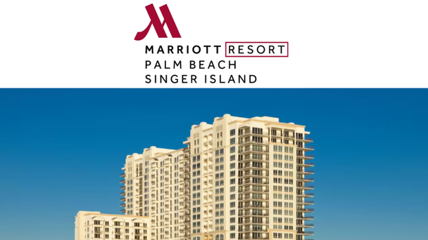 We want to send you to the Palm Beach Marriott Singer Island Beach Resort & Spa!