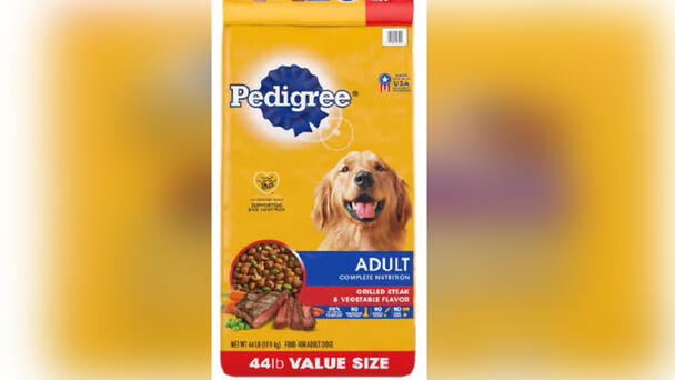 Pedigree Recalls Dog Food Bags Due To Possible 'Loose Metal Pieces'