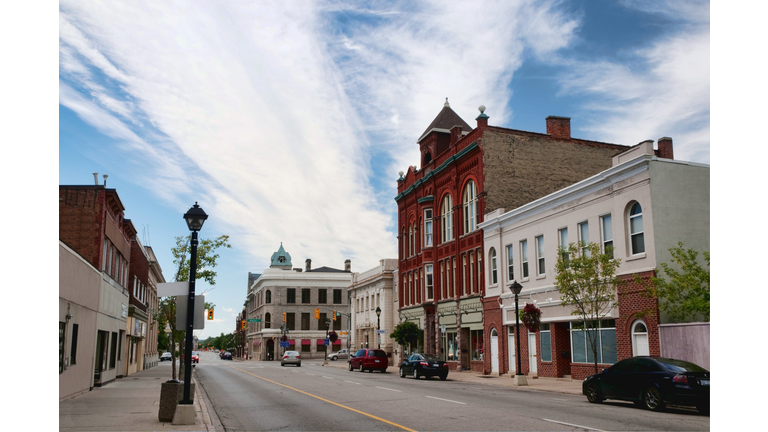 Small town main street