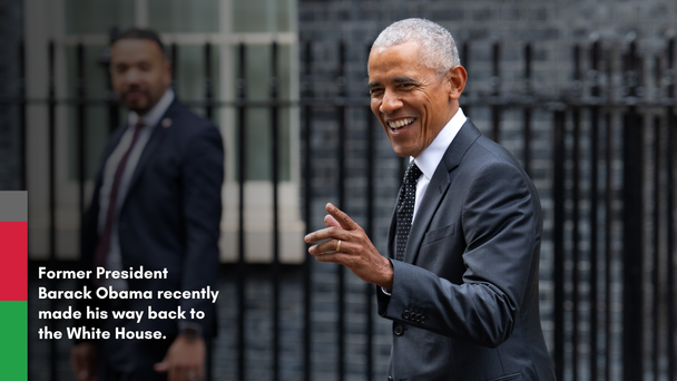 Obama Makes Surprise Appearance At Biden's White House Dinner For Kenya