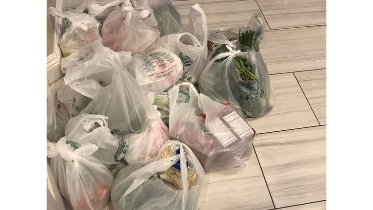 Plastic grocery bags