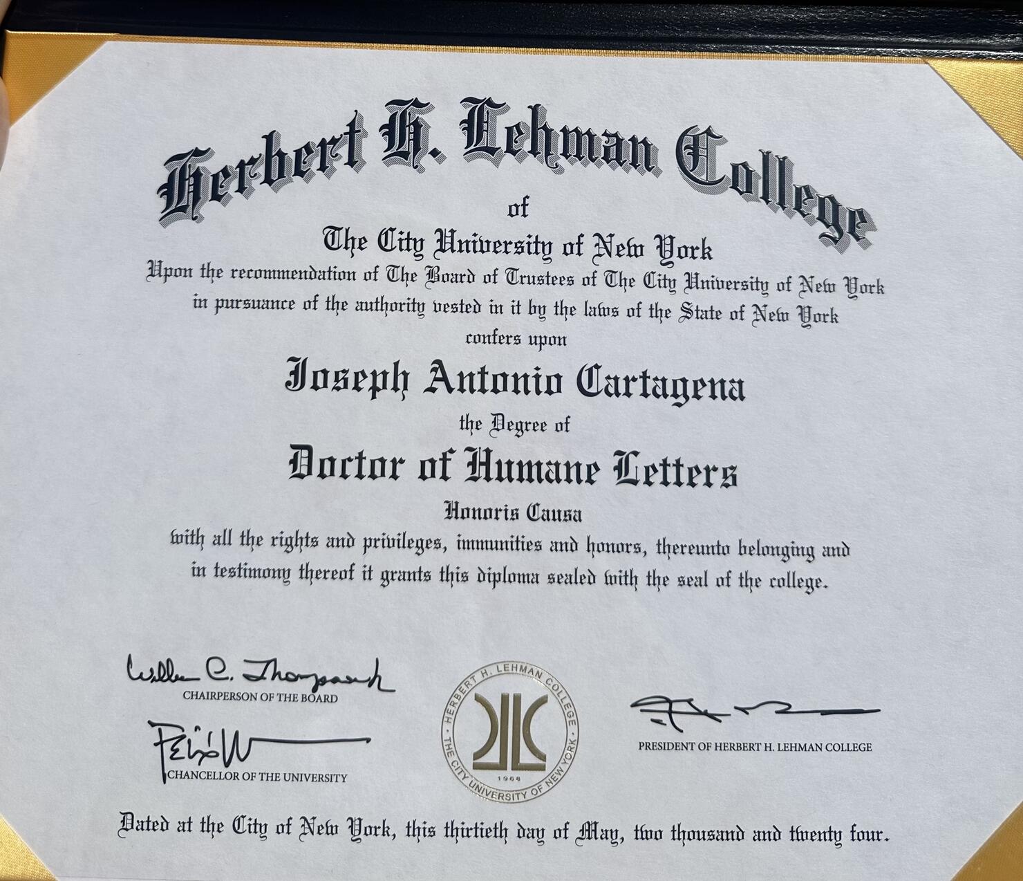 Fat Joe's Doctorate Degree