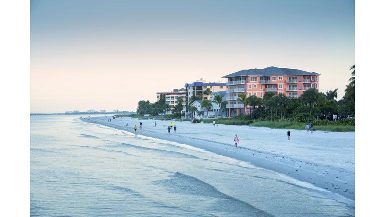 Florida, Fort Myers Beach, Estero Island, Gulf Of Mexico