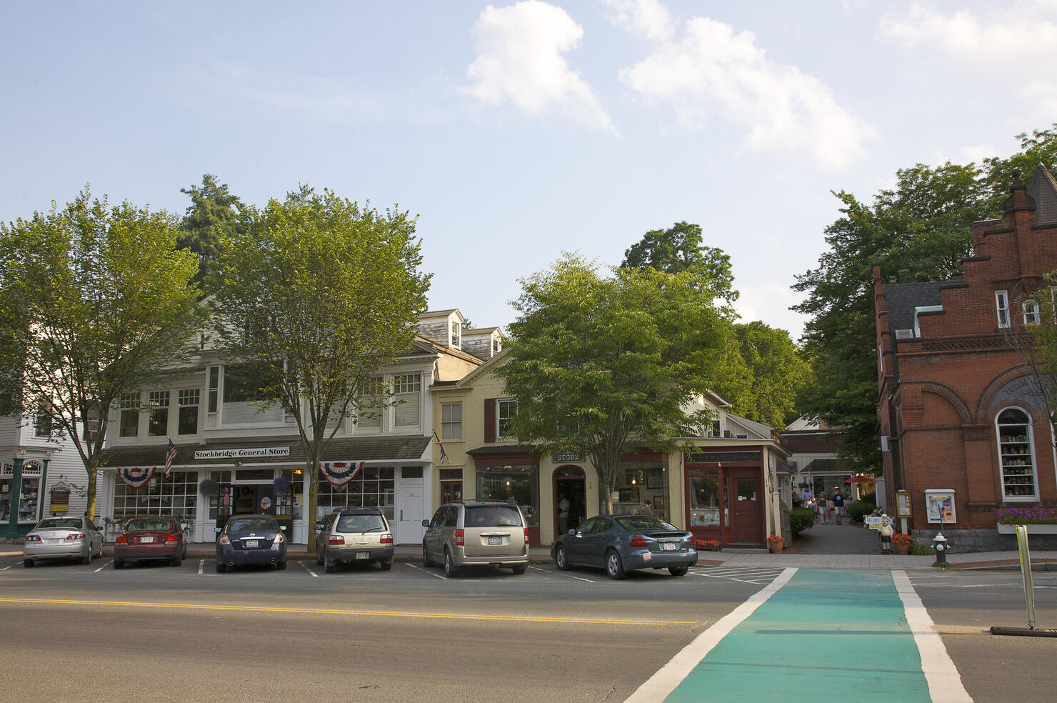 Main Street, Stockbridge, Massachusetts, The Berkshires, U.S.A.